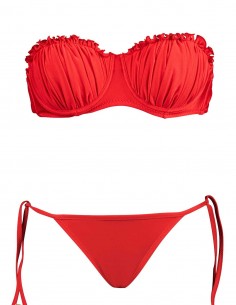 Bikini fascia Greta con brasiliana fiocchi Atene